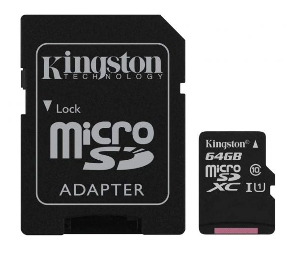 Kingston 64GB Class 10 Micro SD Kart